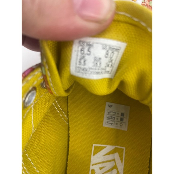 Vans Old Skool‎ Low Top Floral Print Sneakers Shoes Women Size 8 - Picture 13 of 14